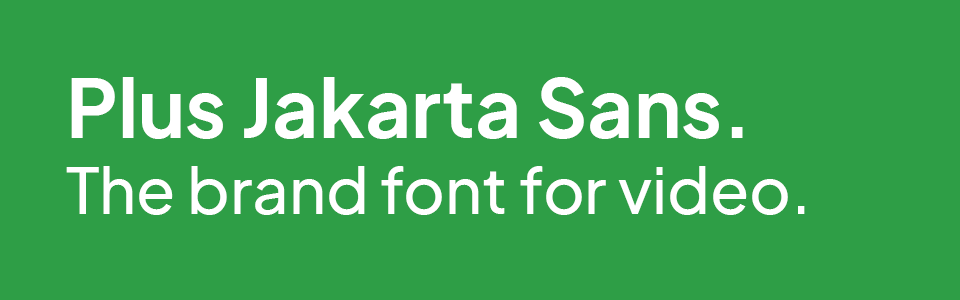 Jakarta font