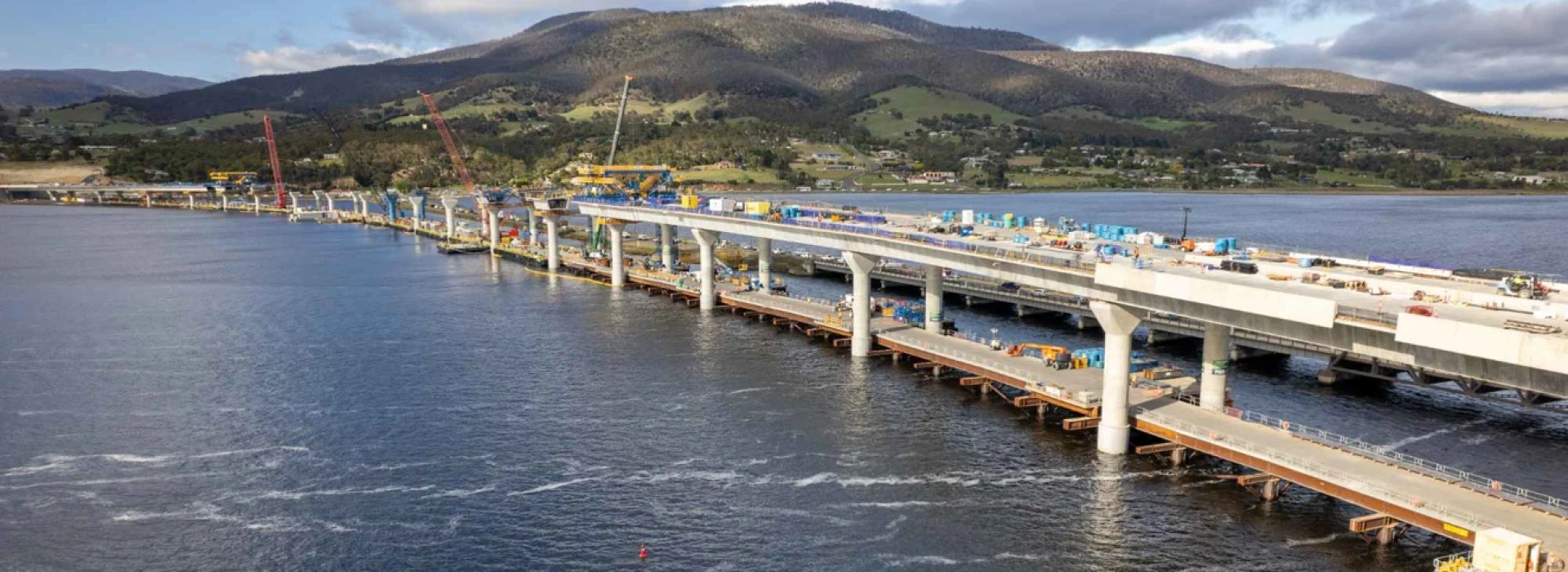 New Bridgewater Bridge - October flyover