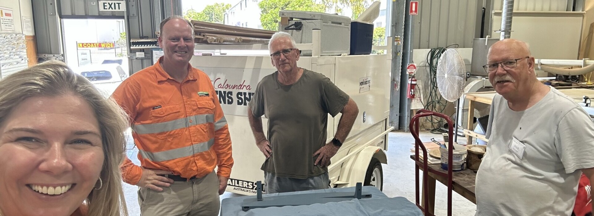 Aura & Harmony Infrastructure Project - Caloundra Men's Shed Donation