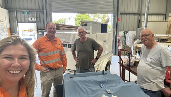 Aura & Harmony Infrastructure Project - Caloundra Men's Shed Donation