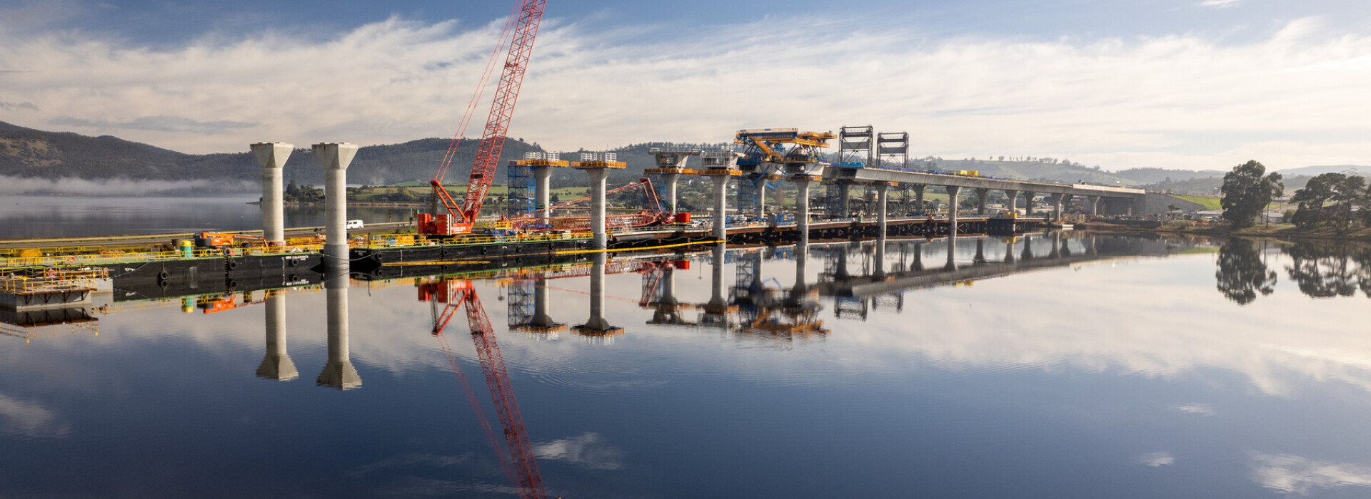 New Bridgewater Bridge - January flyover