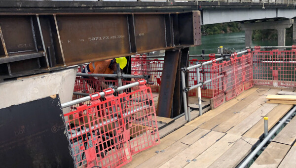 AMETI Bridge Temporary Works 
