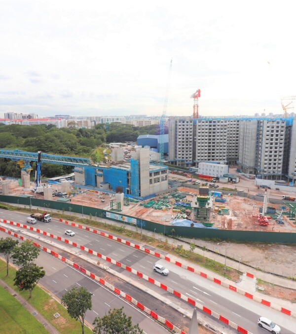 Tengah Plantation, Tengah Park and Bukit Batok West Stations and Viaduct