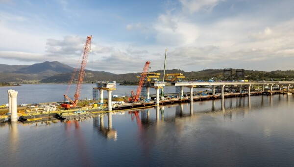 New Bridgewater Bridge - September flyover