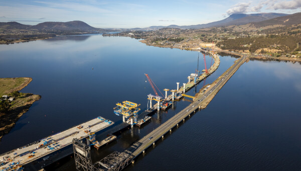 New Bridgewater Bridge - July flyover