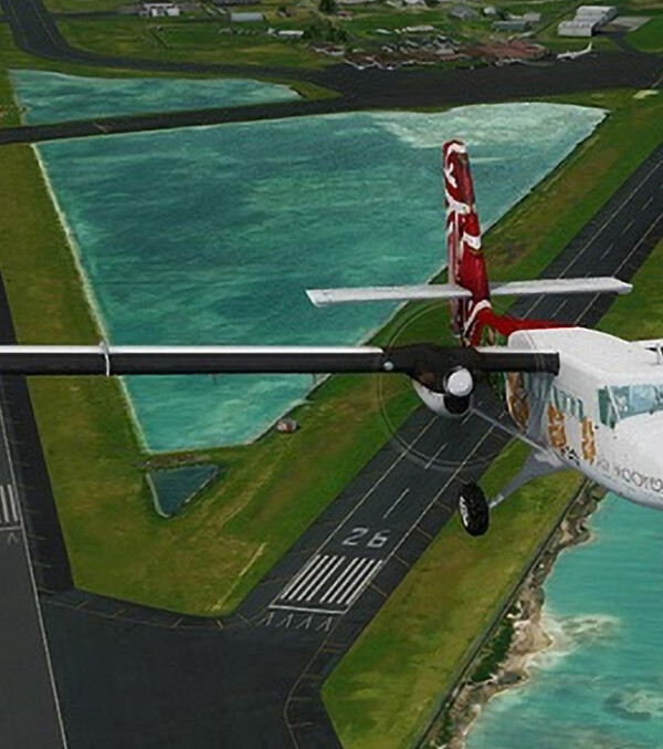 Pago Pago Airport Runway Overlay