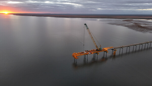 Jetty Milestone Reached at Mardie Salt & Potash Marine Structures Project