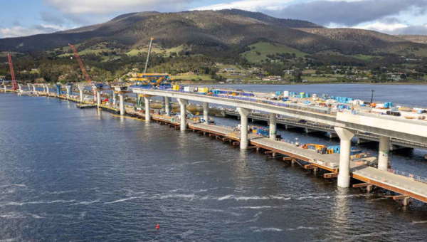 New Bridewater Bridge - October flyover