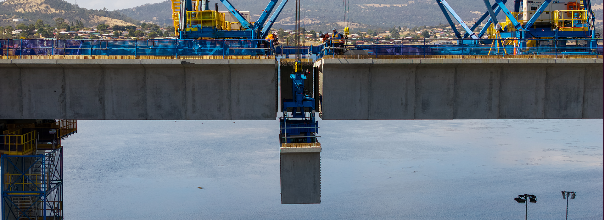 New Bridgewater Bridge Last Segment Placed